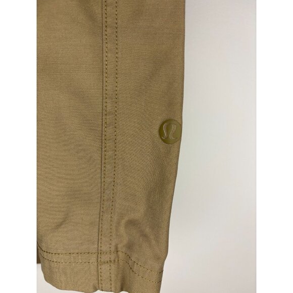 LULULEMON Comission Short Mens 36 Tan Stretch Slash Pocket Preppy - Picture 4 of 5